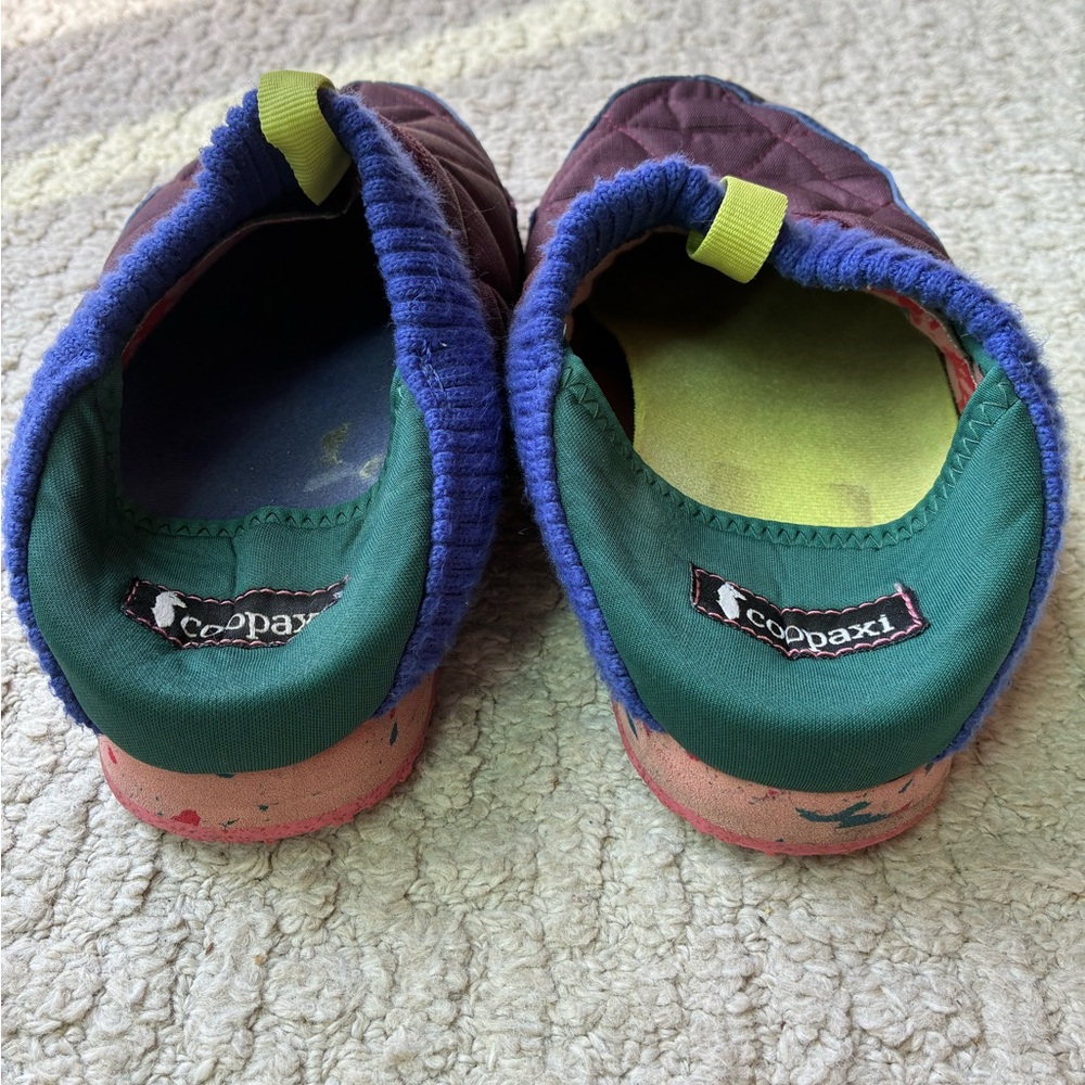 Women’s Teva Quilted Slip-Ons in Green and Purple